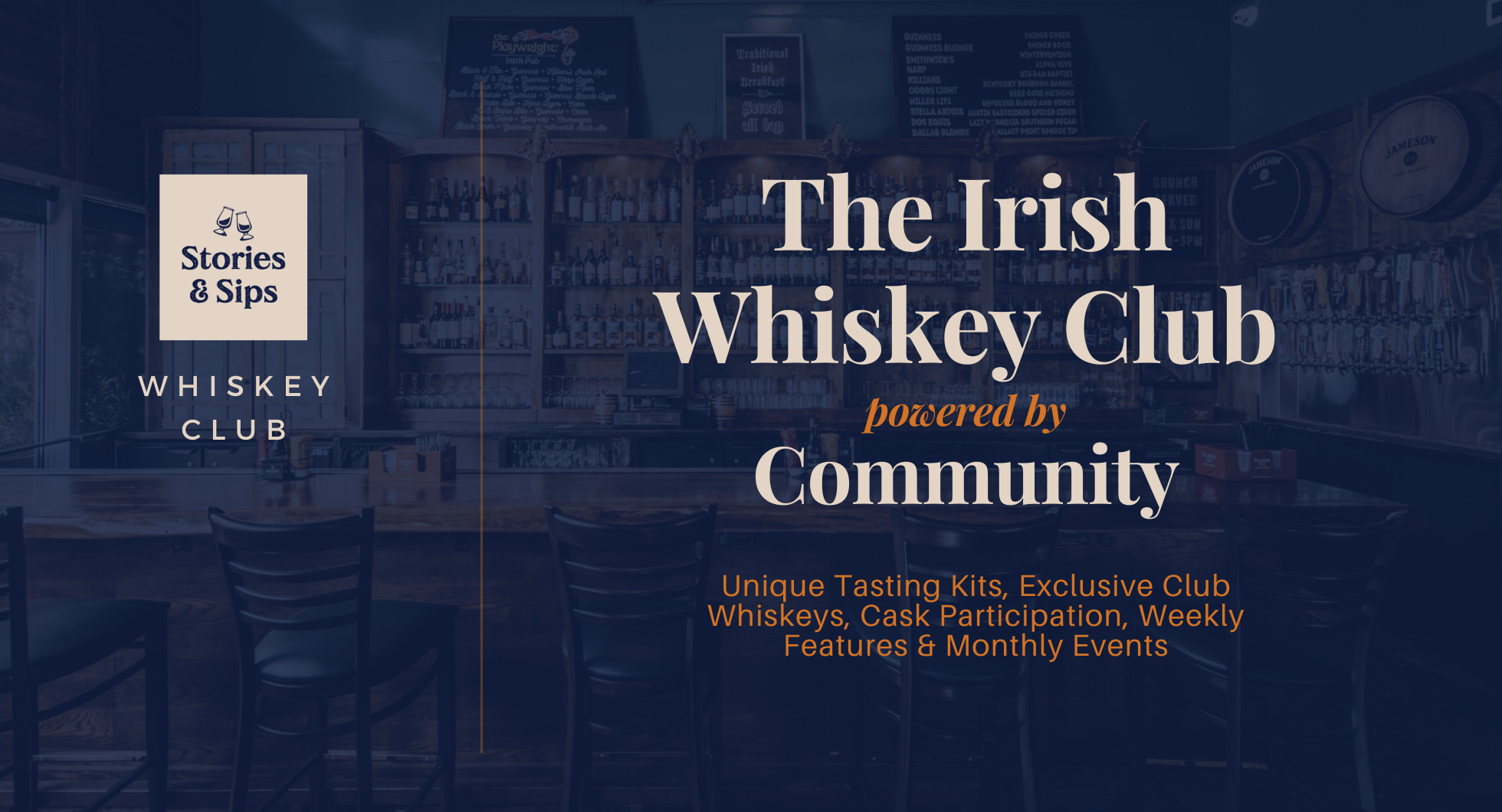 Irish Whiskey - Stories & Sips Whiskey Club